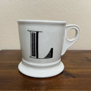 Anthropologie Monogram “L” Mug